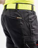 Pantalon artisan haute-visibilité +stretch Blåkläder 1551 Noir/Jaune fluo Blaklader - 155118119933C