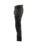 Pantalon artisan +stretch Blåkläder 1554 Gris Foncé/Noir Blaklader - 155418609899C