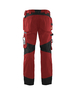 Pantalon artisan Blåkläder 1555 Rouge/Noir Blaklader - 155518605699C