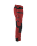 Pantalon artisan Blåkläder 1555 Rouge/Noir Blaklader - 155518605699C