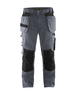 Pantalon artisan Blåkläder 1555 Gris clair/Noir Blaklader - 155518609499C