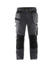 Pantalon artisan Blåkläder 1555 Gris moyen/Noir Blaklader - 155518609699C