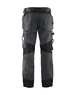 Pantalon artisan Blåkläder 1555 Gris Foncé/Noir Blaklader - 155518609899C