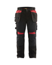 Pantalon artisan Blåkläder 1555 Noir/Rouge Blaklader - 155518609956C