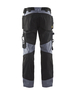Pantalon artisan Blåkläder 1555 Noir/Gris clair Blaklader - 155518609994C