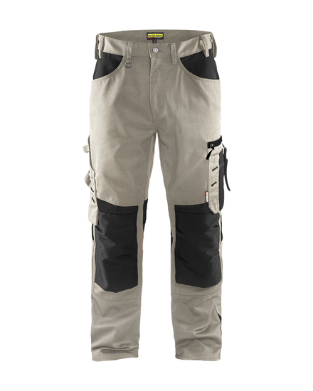 Pantalon artisan sans poches flottantes Blåkläder 1556 Beige/Noir Blaklader - 155618602799C