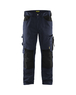 Pantalon artisan sans poches flottantes Blåkläder 1556 Marine foncé/Noir Blaklader - 155618608699C