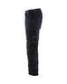 Pantalon artisan sans poches flottantes Blåkläder 1556 Marine foncé/Noir Blaklader - 155618608699C