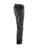 Pantalon artisan sans poches flottantes Blåkläder 1556 Gris clair/Noir Blaklader - 155618609499C