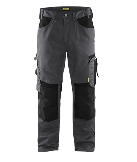 Pantalon artisan sans poches flottantes Blåkläder 1556 Gris moyen/Noir Blaklader - 155618609699C