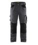 Pantalon artisan sans poches flottantes Blåkläder 1556 Gris moyen/Noir Blaklader - 155618609699C