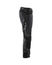 Pantalon artisan sans poches flottantes Blåkläder 1556 Gris moyen/Noir Blaklader - 155618609699C