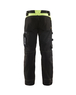 Pantalon artisan sans poches flottantes Blåkläder 1556 Noir/Jaune fluo Blaklader - 155618609933C