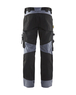 Pantalon artisan sans poches flottantes Blåkläder 1556 Noir/Gris clair Blaklader - 155618609994C