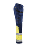 Pantalon artisan haute-visibilité +stretch Blåkläder 1558 Marine/Jaune fluo Blaklader - 155818118933C