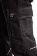 Pantalon retardant flamme Blåkläder 1561 Noir/Gris clair Blaklader - 156115169994C