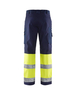 Pantalon softshell haute-visibilité Blåkläder 1562 Marine/Jaune fluo Blaklader - 156225178933C