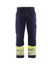 Pantalon artisan haute visibilité Blåkläder 1564 Marine/Jaune fluo Blaklader - 156418118933C