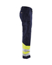 Pantalon artisan haute visibilité Blåkläder 1564 Marine/Jaune fluo Blaklader - 156418118933C