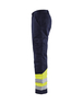 Pantalon artisan haute visibilité Blåkläder 1564 Marine/Jaune fluo Blaklader - 156418118933C