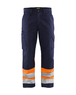 Pantalon artisan haute visibilité Blåkläder 1564 Marine/Orange fluo Blaklader - 156418118953C