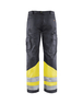 Pantalon artisan haute visibilité Blåkläder 1564 Gris moyen/Jaune fluo Blaklader - 156418119633C