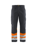 Pantalon artisan haute visibilité Blåkläder 1564 Gris moyen/Orange fluo Blaklader - 156418119653C