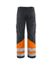 Pantalon artisan haute visibilité Blåkläder 1564 Gris moyen/Orange fluo Blaklader - 156418119653C