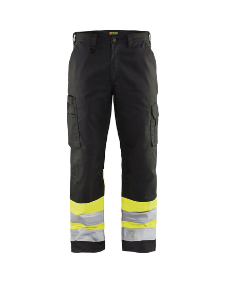 Pantalon artisan haute visibilité Blåkläder 1564 Noir/Jaune fluo Blaklader - 156418119933C