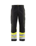 Pantalon artisan haute visibilité Blåkläder 1564 Noir/Jaune fluo Blaklader - 156418119933C