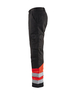 Pantalon artisan haute visibilité Blåkläder 1564 Noir/Rouge fluo Blaklader - 156418119955C