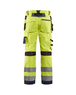 Pantalon artisan aéré haute visibilité +stretch Blåkläder 1565 Jaune fluo/Marine Blaklader - 156518113389C