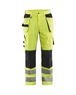 Pantalon artisan aéré haute visibilité +stretch Blåkläder 1565 Jaune fluo/Noir Blaklader - 156518113399C