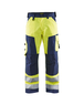 Pantalon artisan haute visibilité Blåkläder 1566 Jaune fluo/Marine Blaklader - 156618113389C