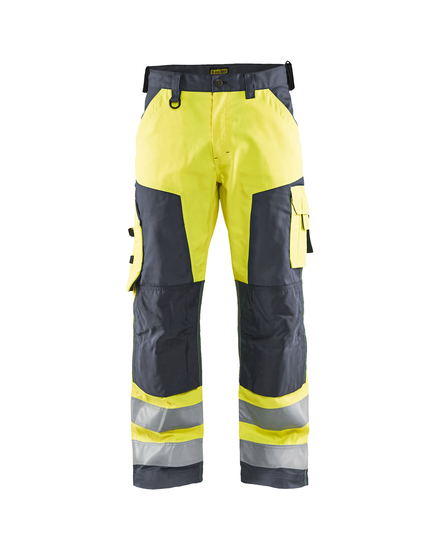 Pantalon artisan haute visibilité Blåkläder 1566 Jaune fluo/Gris moyen Blaklader - 156618113396C