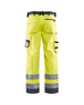 Pantalon artisan haute visibilité Blåkläder 1566 Jaune fluo/Gris moyen Blaklader - 156618113396C