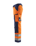 Pantalon artisan haute visibilité Blåkläder 1566 Orange fluo/Marine Blaklader - 156618115389C