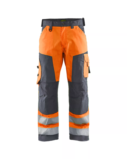 Pantalon artisan haute visibilité Blåkläder 1566 Orange fluo/Gris anthracite Blaklader - 156618115396C
