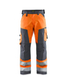 Pantalon artisan haute visibilité Blåkläder 1566 Orange fluo/Gris anthracite Blaklader - 156618115396C