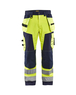 Pantalon artisan softshell haute-visibilité Blåkläder 1567 Jaune fluo/Marine Blaklader - 156725173389C