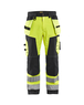 Pantalon artisan softshell haute-visibilité Blåkläder 1567 Jaune fluo/Noir Blaklader - 156725173399C