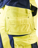 Pantalon artisan haute-visibilité Blåkläder 1568 Jaune fluo/Marine Blaklader - 156818113389C