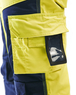 Pantalon artisan haute-visibilité Blåkläder 1568 Jaune fluo/Marine Blaklader - 156818113389C