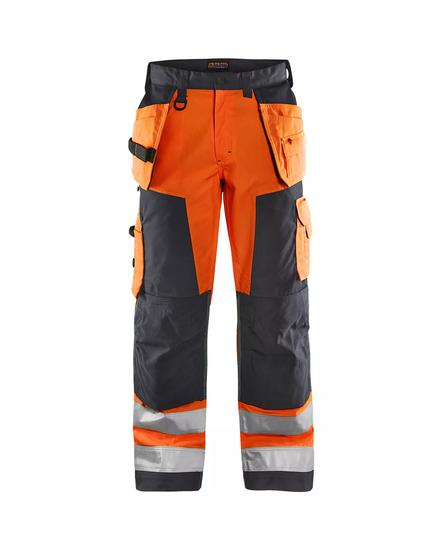 Pantalon artisan haute-visibilité Blåkläder 1568 Orange fluo/Gris anthracite Blaklader - 156818115396C