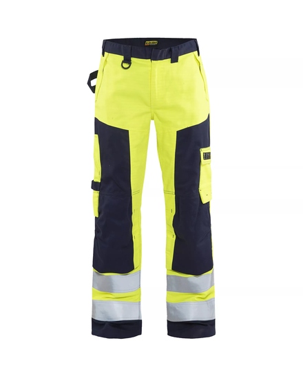 Pantalon Artisan Multinormes Blåkläder 1578 Jaune fluo/Marine Blaklader - 157815143389C