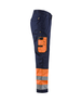 Pantalon artisan haute-visibilité Blåkläder 1584 Orange fluo/Marine Blaklader - 158418605389C