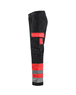 Pantalon artisan haute-visibilité Blåkläder 1584 Rouge fluo/Noir Blaklader - 158418605599C