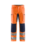 Pantalon artisan haute-visibilité +stretch Blåkläder 1585 Orange fluo/Marine Blaklader - 158518115389C
