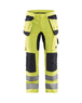 Pantalon multinormes inhérent + stretch Blåkläder 1587 Jaune fluo/Marine Blaklader - 158715123389C