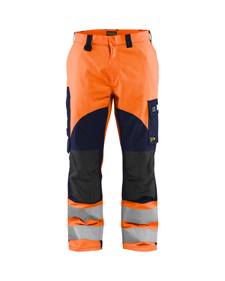 Pantalon multinormes inhérent Blåkläder 1588 Orange fluo/Marine Blaklader - 158815135389C